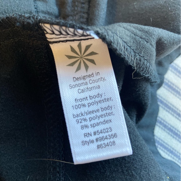 NWT Athleta Women's Black Full Zip Jacket, Size Large - Picture 8 of 13